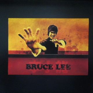 A4 額付き ポスター 李小龍 ブルースリー Bruce Lee ジークンドー(フォトフレーム)