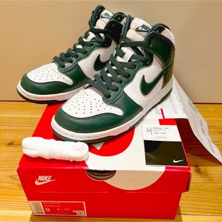 ナイキ(NIKE)のNIKE DUNK HIGH "PRO GREEN"(スニーカー)