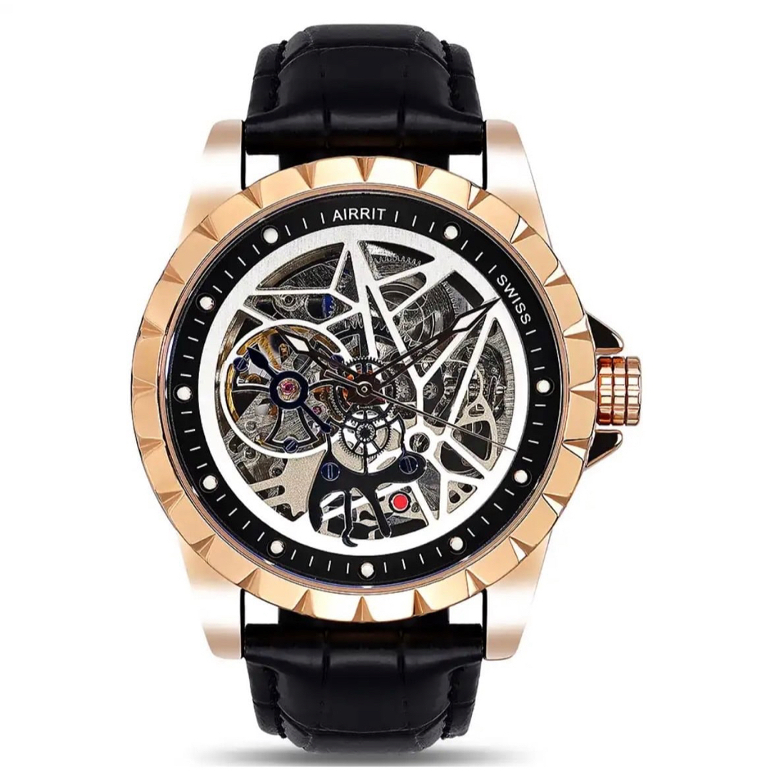 腕時計　かっこいい　スケルトンウォッチ　おしゃれ　高見え メンズの時計(腕時計(アナログ))の商品写真