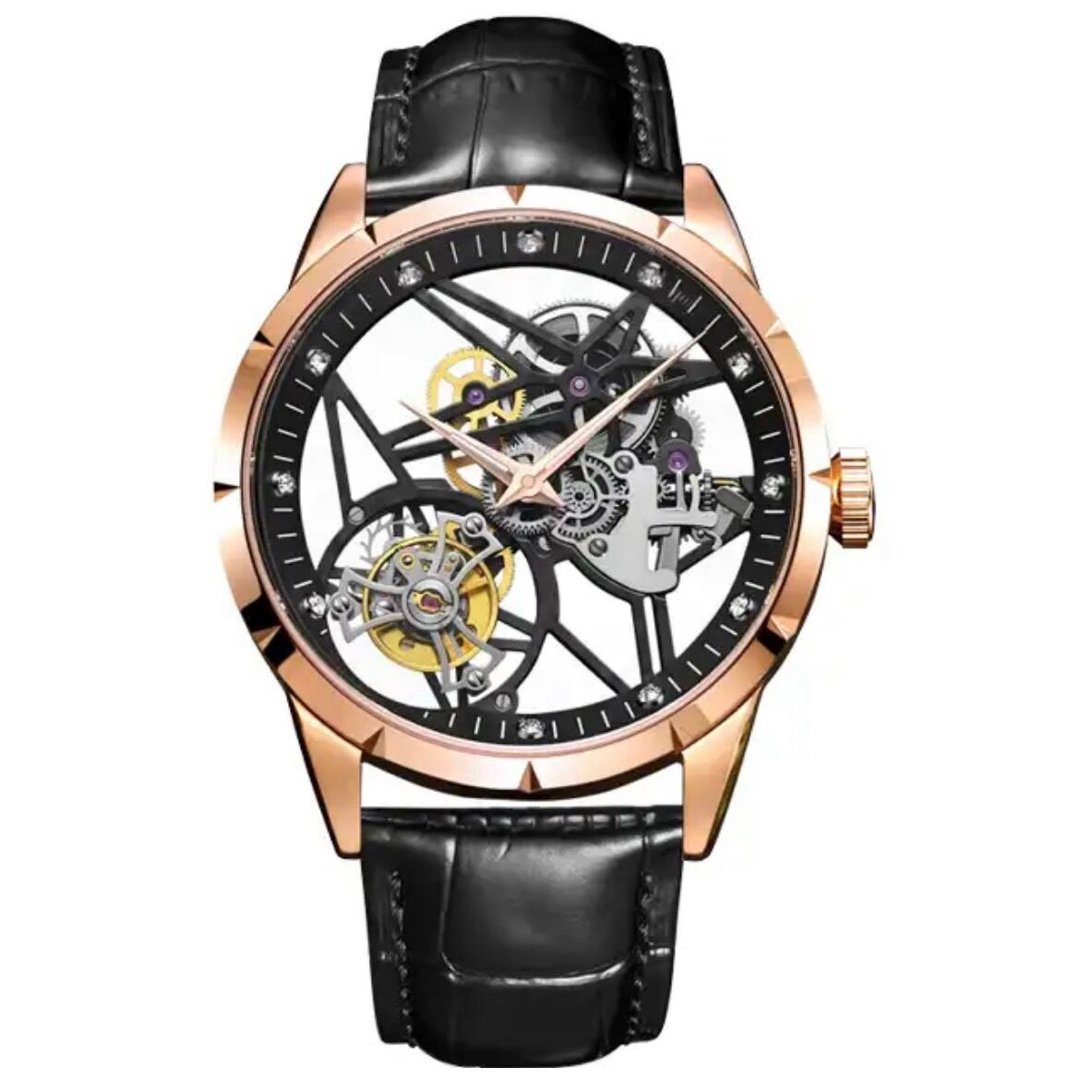 腕時計　かっこいい　スケルトンウォッチ　おしゃれ　高見え メンズの時計(腕時計(アナログ))の商品写真