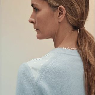 エルメス(Hermes)の★HERMES★極美品★カシミヤ★Brides de Galaツイルレーヌニット(ニット/セーター)