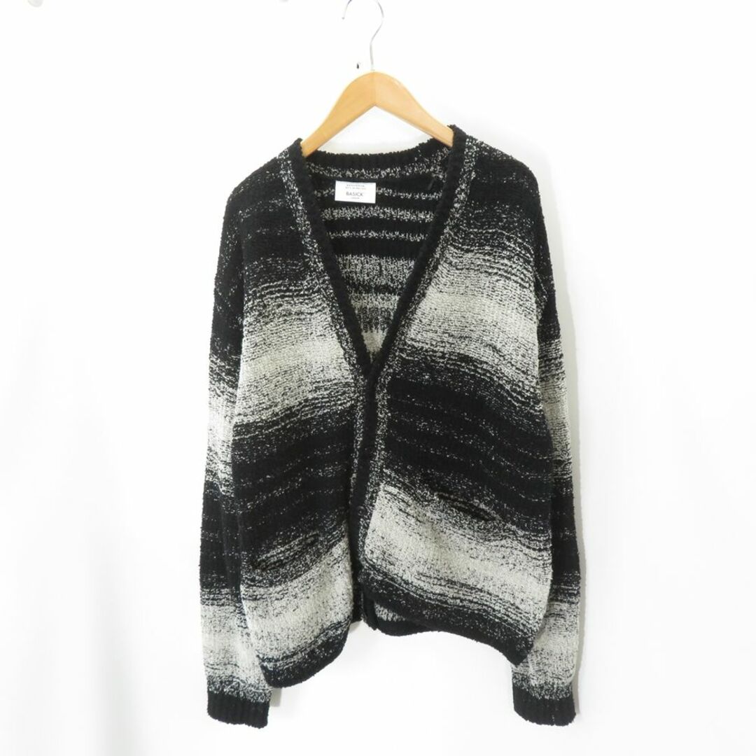 BASICKS (CHRISTIAN DADA) Shadow Stripe Cardigan S0-0804 Size-M  メンズのトップス(カーディガン)の商品写真