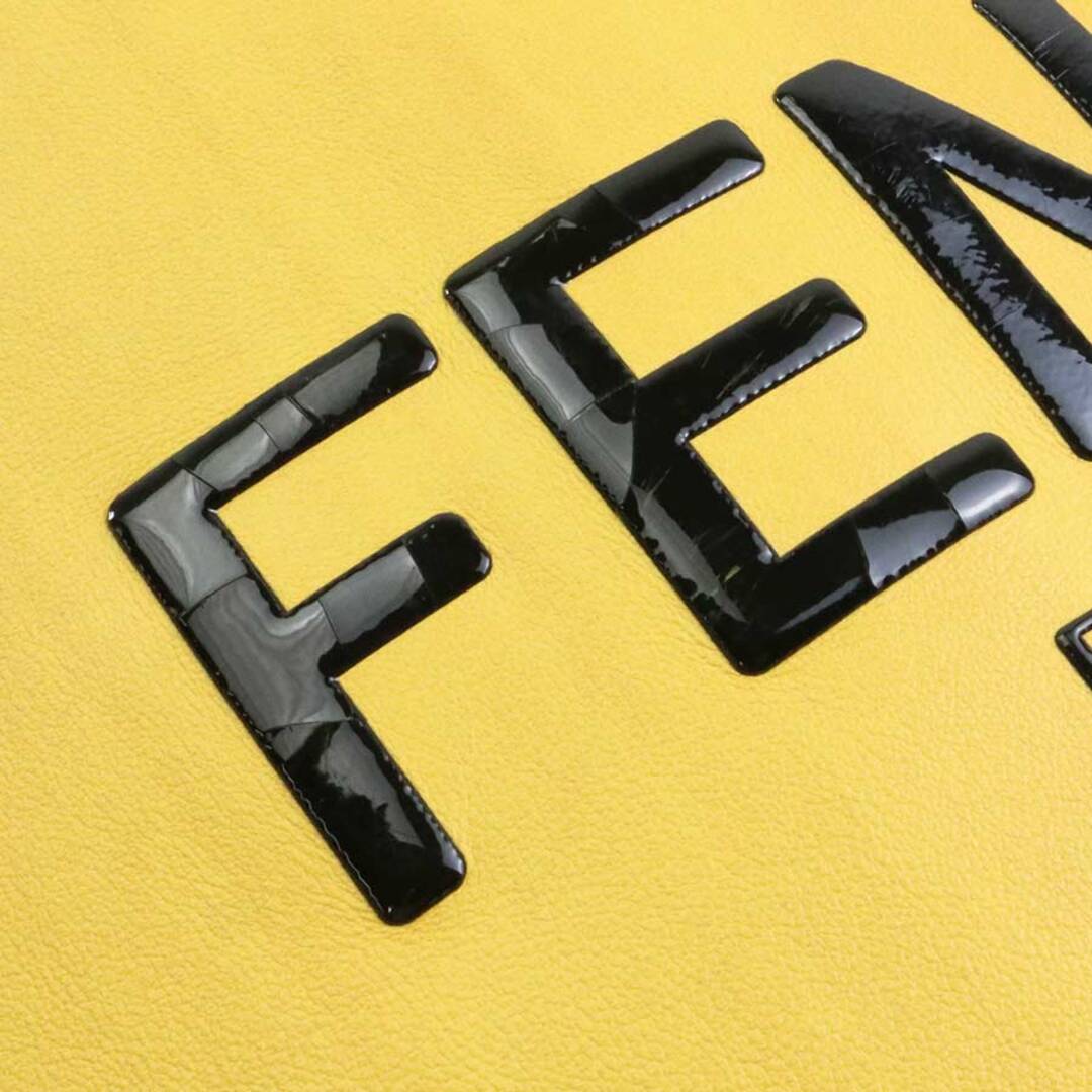 FENDI(フェンディ)のフェンディ FENDI ショルダーバッグ トートバッグ レザー イエロー×ブラック メンズ 7VA538-ADP6 送料無料【中古】 h30070f メンズのバッグ(ショルダーバッグ)の商品写真