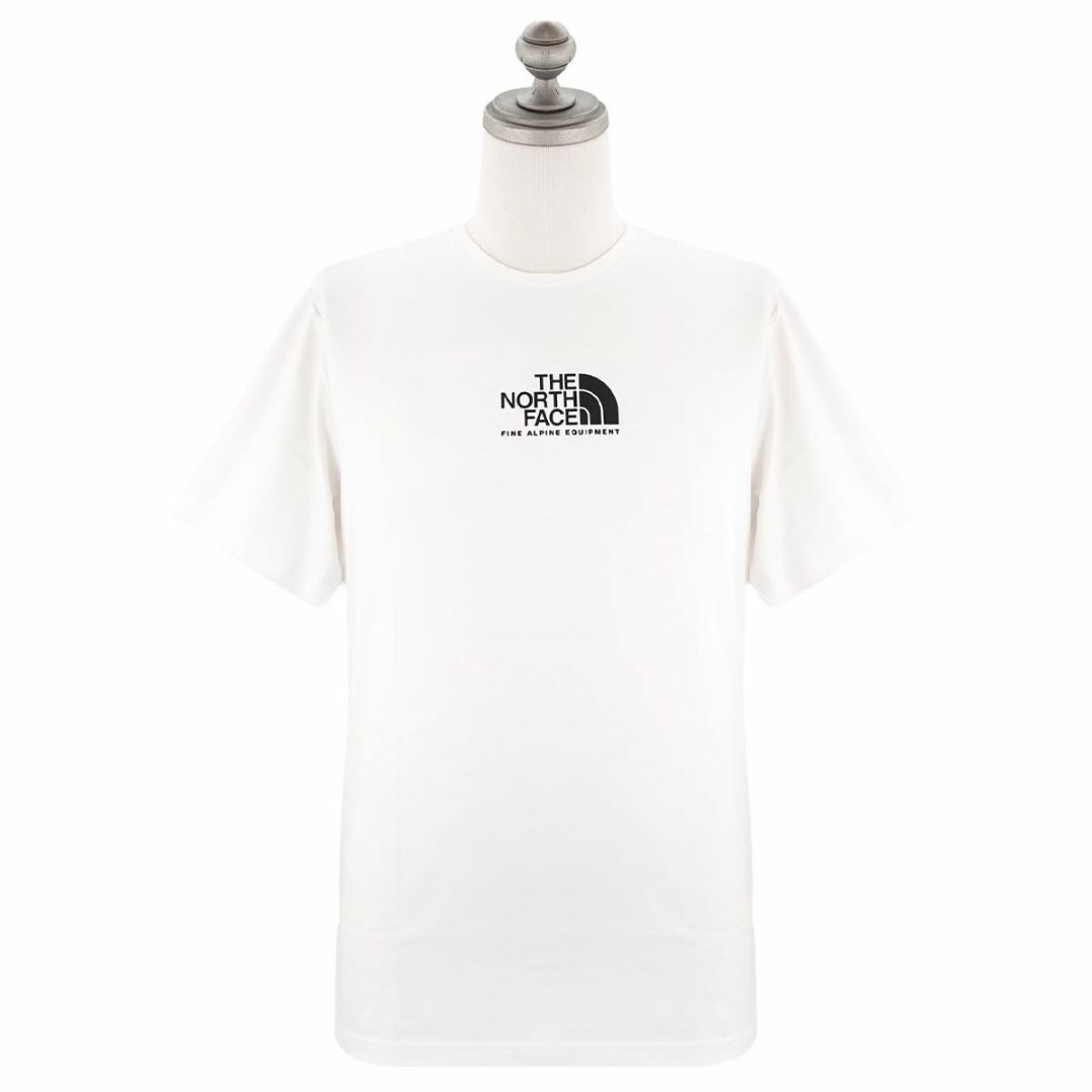 THE NORTH FACE(ザノースフェイス)のTHE NORTH FACE ザノースフェイス 半袖Tシャツ NF0A4SZU S/S FINE ALPINE EQUIPMENT TEE メンズ ホワイト Lサイズ メンズのトップス(Tシャツ/カットソー(半袖/袖なし))の商品写真