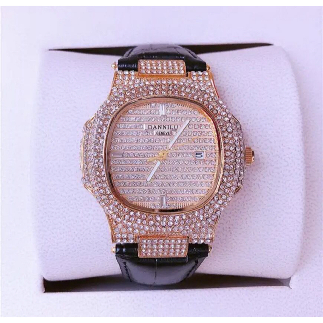 腕時計　ダイヤ　高見え　オシャレ　綺麗　かっこいい　目立つ メンズの時計(腕時計(アナログ))の商品写真