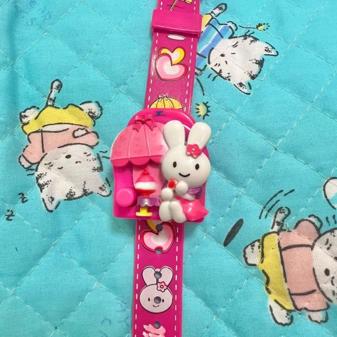 中野ロープウェイ 腕時計 ピンクうさぎ レディースのファッション小物(腕時計)の商品写真