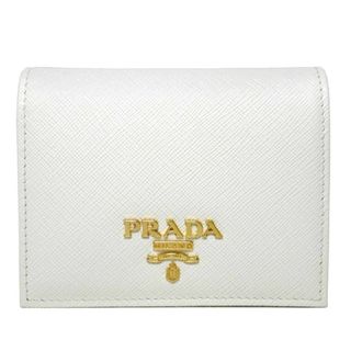 プラダ(PRADA)のPRADA 二つ折財布 1MV204 ZLP F0NIL アウトレット(財布)