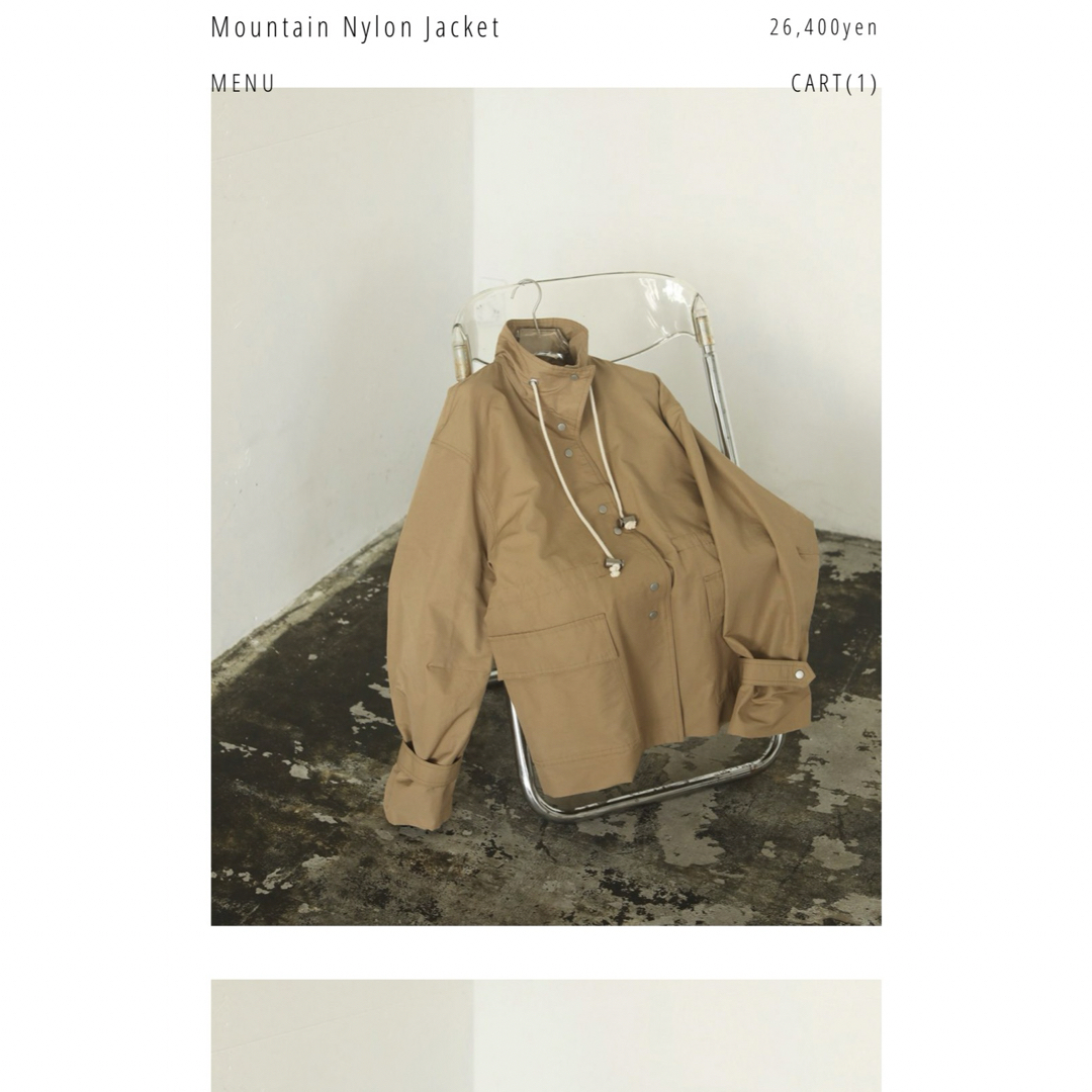 TODAYFUL(トゥデイフル)のTODAYFUL Mountain Nylon Jaket レディースのジャケット/アウター(ナイロンジャケット)の商品写真