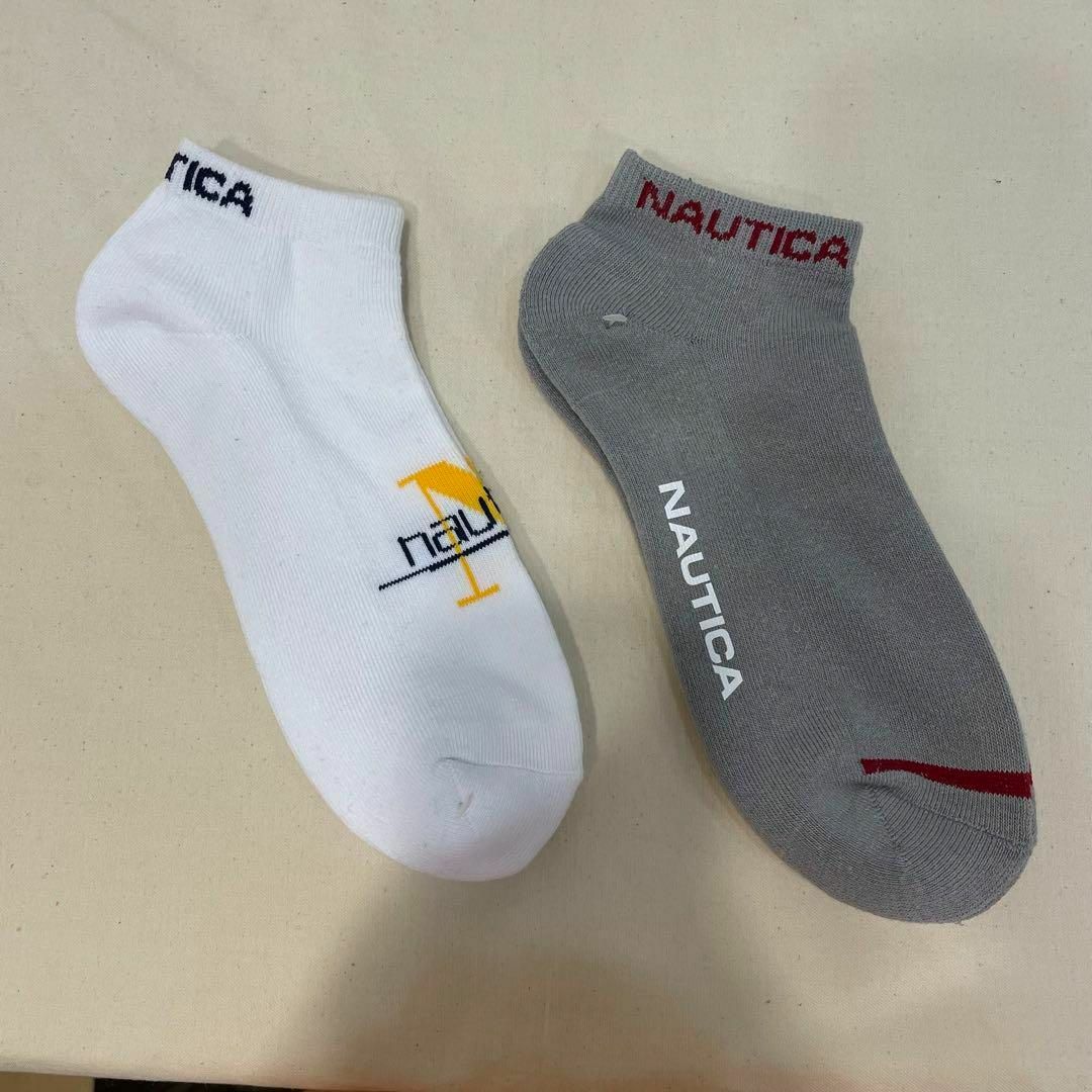 NAUTICA(ノーティカ)の【新品】NAUTICA ノーティカ パイル生地 靴下 5足セット 25〜27㎝② メンズのレッグウェア(ソックス)の商品写真