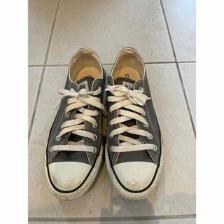 コンバース(CONVERSE)のコンバース　グレー　24.0cm(スニーカー)