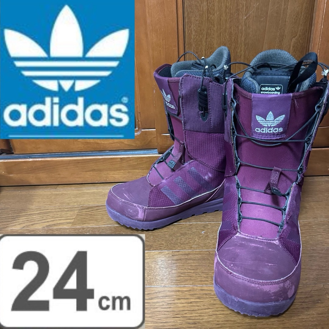 adidas(アディダス)のadidas アディダス MIKA LUMI スノーボード ブーツ 24cm スポーツ/アウトドアのスノーボード(ブーツ)の商品写真