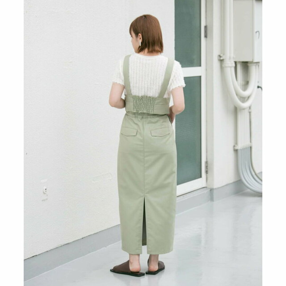 KBF(ケービーエフ)の【BEIGE】ビスチェSETワンピース レディースのワンピース(ロングワンピース/マキシワンピース)の商品写真