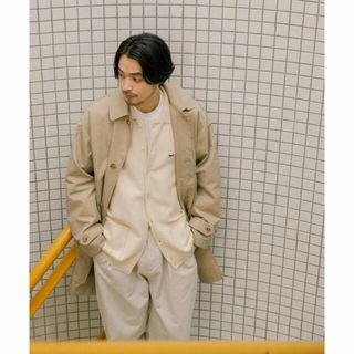 アーバンリサーチドアーズ(URBAN RESEARCH DOORS)の【BEIGE】撥水 T/Cツイル ミドルコート(ステンカラーコート)