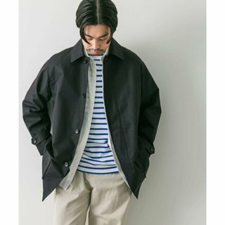 アーバンリサーチドアーズ(URBAN RESEARCH DOORS)の【BLACK】撥水 T/Cツイル ミドルコート(ステンカラーコート)