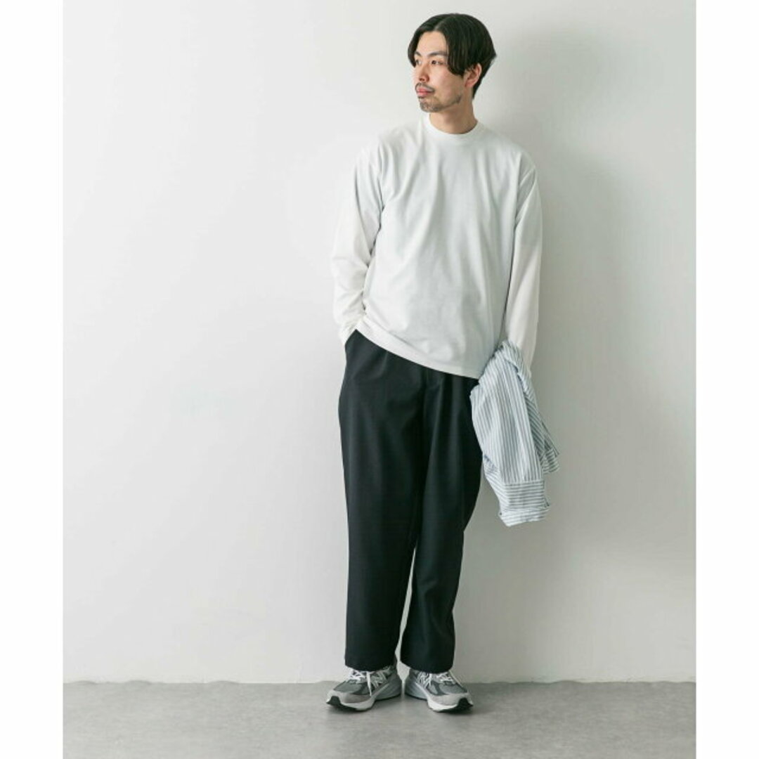 URBAN RESEARCH DOORS(アーバンリサーチドアーズ)の【WHITE】【M】『イージーケア』ポンチロングスリーブTシャツ メンズのトップス(Tシャツ/カットソー(半袖/袖なし))の商品写真