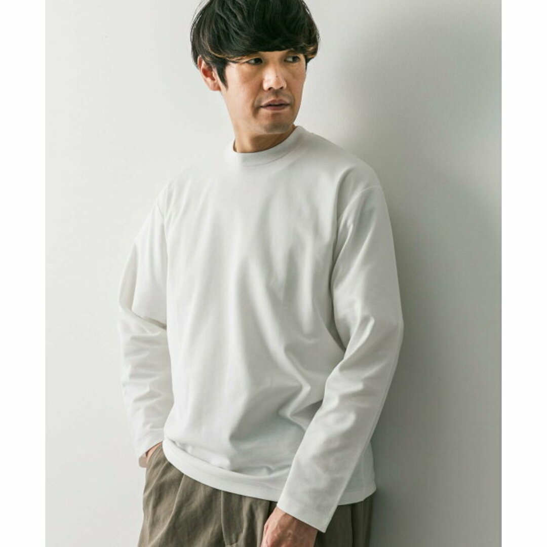 URBAN RESEARCH DOORS(アーバンリサーチドアーズ)の【WHITE】【M】『イージーケア』ポンチロングスリーブTシャツ メンズのトップス(Tシャツ/カットソー(半袖/袖なし))の商品写真