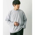 【L.GRAY】【M】『イージーケア』ポンチロングスリーブTシャツ