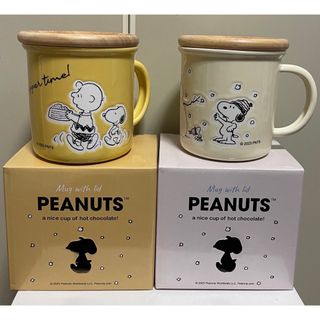 スヌーピー(SNOOPY)の【かずず様専用】スヌーピー　フタ付きマグカップ　2種セット(グラス/カップ)