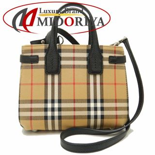 バーバリー(BURBERRY)のBURBERRY バーバリー 4079964 ハンドバッグ 2WAY ノバチェック キャンバスxレザー /251435【中古】(ハンドバッグ)