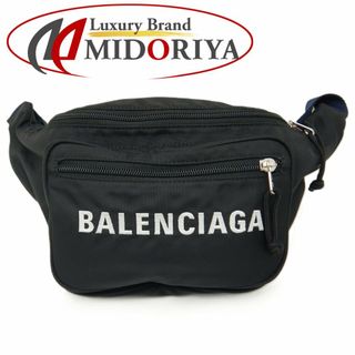 返信遅くなり申し訳ございませんバレンシアガ BALENCIAGA ロゴ刺繍 ウエストポーチ　ボディバッグ