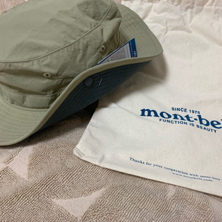 モンベル(mont bell)のmont-bell  帽子　◎タグ付新品未使用(登山用品)