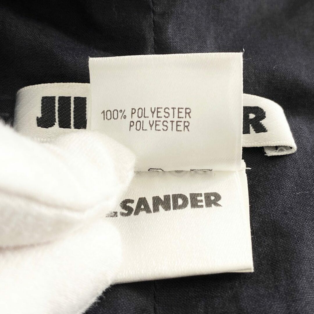 Jil Sander(ジルサンダー)の17b6 JIL SANDER ジルサンダー バックオープンドレスワンピース 36 ブラック イタリア製 ノースリーブ セミフォーマル パーティ レディースのワンピース(ロングワンピース/マキシワンピース)の商品写真