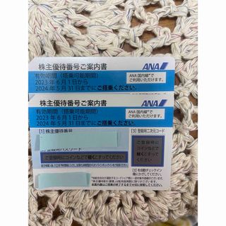 ANA 株主優待券2枚(航空券)