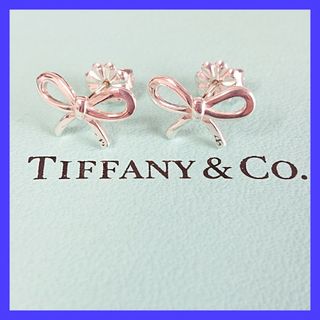 ティファニー(Tiffany & Co.)のTIFFANY & Co.  ティファニー ボウ リボン ピアス(ピアス)