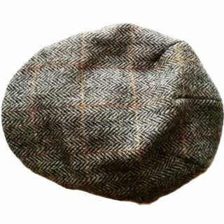 Harris Tweed - ハンチングキャスケット ハリスツイード ヘリンボーン 帽子