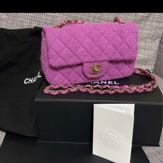 シャネル(CHANEL)の【数時間のみ使用】CHANEL ミニマトラッセ　ツイード(ショルダーバッグ)