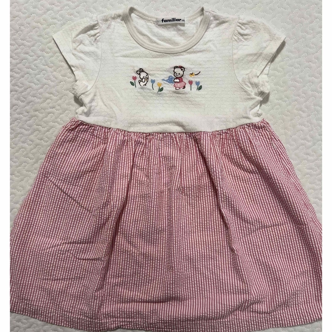 familiar(ファミリア)の【専用】2点おまとめ　familiar ワンピース キッズ/ベビー/マタニティのキッズ服女の子用(90cm~)(ワンピース)の商品写真