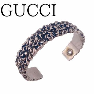 グッチ(Gucci)のグッチ バングル S シルバー メンズ(ブレスレット)