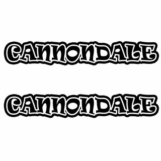 ＜D3＞ カッティングシート　CANNONDALE　キャノンデール　２枚セット(その他)