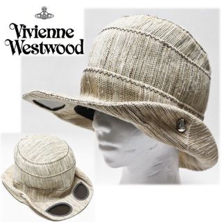 Vivienne Westwood - 《ヴィヴィアンウエストウッド》新品 アイズ リネンハット S~M(56~58)