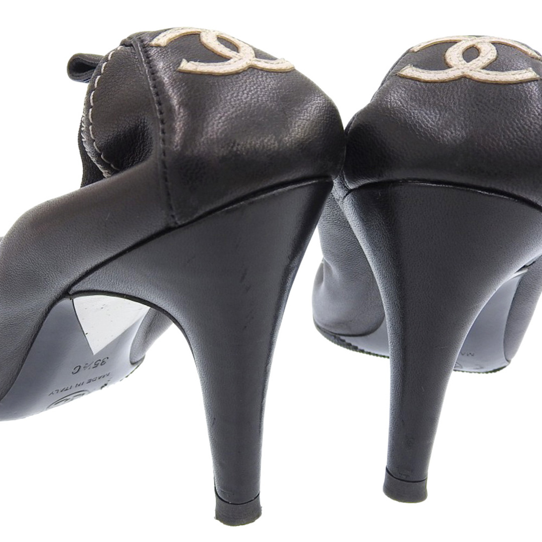 CHANEL - シャネル ステッチ ヒール バレエシューズ/ 35 1/2Cの CHANEL - シャネル ステッチ ヒール バレエシューズ/ 35 1/2Cの
