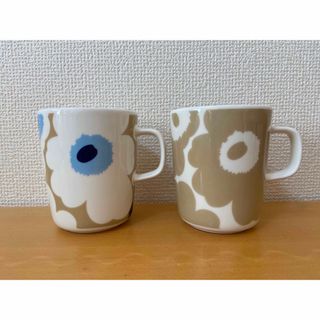 マリメッコ(marimekko)のマリメッコ　ウニッコ　マグカップ　250ml 2個セット(グラス/カップ)