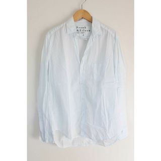 フランクアンドアイリーン(Frank&Eileen)の【春夏物 新入荷】●Frank&Eileen/フランクアンドアイリーン●Eileen Shirt/ライトポプリンシャツ/ブラウス/長袖 ライトブルー/青 レディース XS【中古】春夏 402042(シャツ/ブラウス(半袖/袖なし))