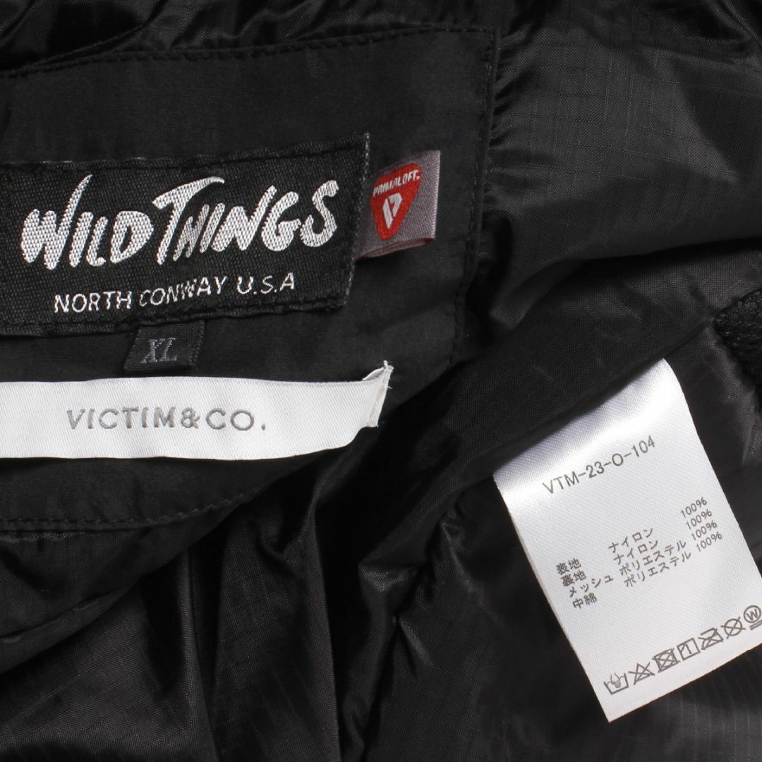 WILDTHINGS(ワイルドシングス)の別注 VICTIM WILD THINGS モンスターベスト MONSTER B メンズのジャケット/アウター(ダウンベスト)の商品写真