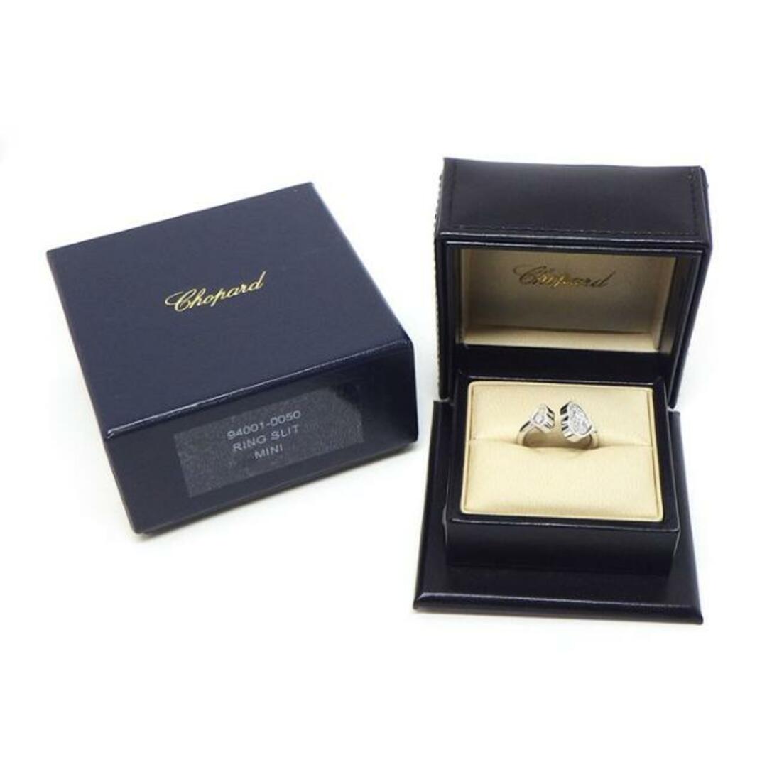 Chopard(ショパール)のショパール Chopard リング ハッピー ハート 829482-1912 ムービング ダイヤモンド 計0.23ct K18WG 14号 【中古】 レディースのアクセサリー(リング(指輪))の商品写真