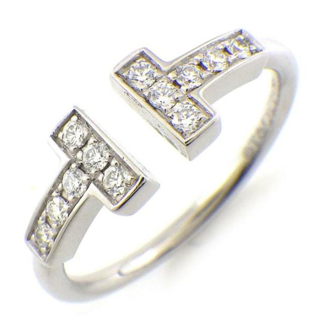 Tiffany & Co.(ティファニー)のティファニー Tiffany & Co. リング T ワイヤー 60147237 ダイヤモンド 計0.13ct K18WG 8号 【中古】 レディースのアクセサリー(リング(指輪))の商品写真