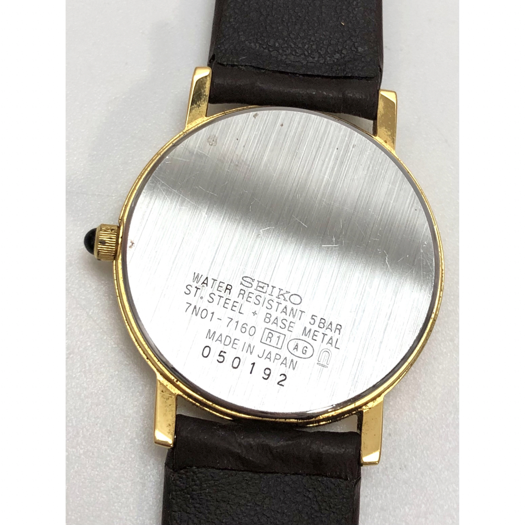 SEIKO - SEIKO 7N01-7160 クォーツ時計 18678020の通販 by
