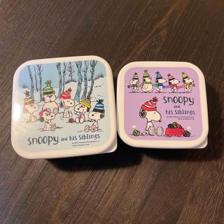 スヌーピー(SNOOPY)の【未使用】スヌーピー　タッパー2個セット(容器)