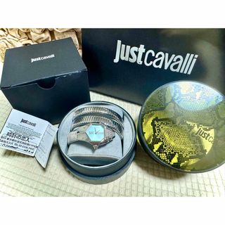 ジャストカヴァリ(Just Cavalli)のジャストカヴァリ　スネーク　時計　シルバー(その他)