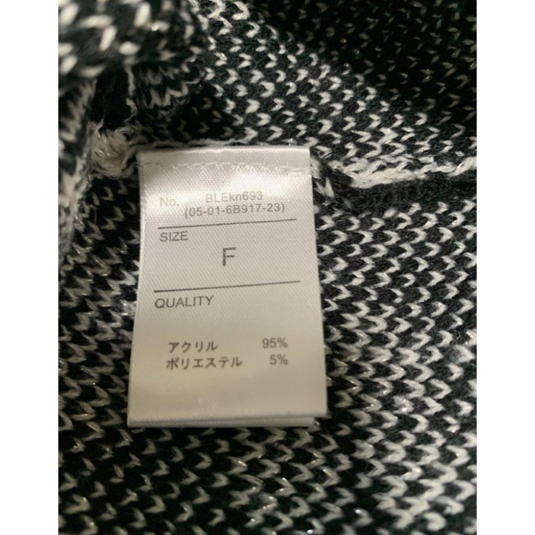 大きいサイズ花柄セーター　ラメジャガードセーター　ハイネックニットプルオーバー　 レディースのトップス(ニット/セーター)の商品写真