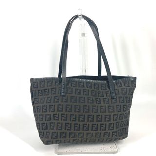 フェンディ(FENDI)のフェンディ FENDI ハンドバッグ 8BH056 ズッキーノ FFロゴ カバン ポーチ付き トートバッグ キャンバス/レザー ブラウン(トートバッグ)