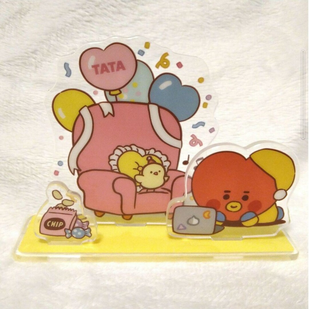 BT21(ビーティーイシビル)のbt21 アクリルスタンド　TATA エンタメ/ホビーのおもちゃ/ぬいぐるみ(キャラクターグッズ)の商品写真