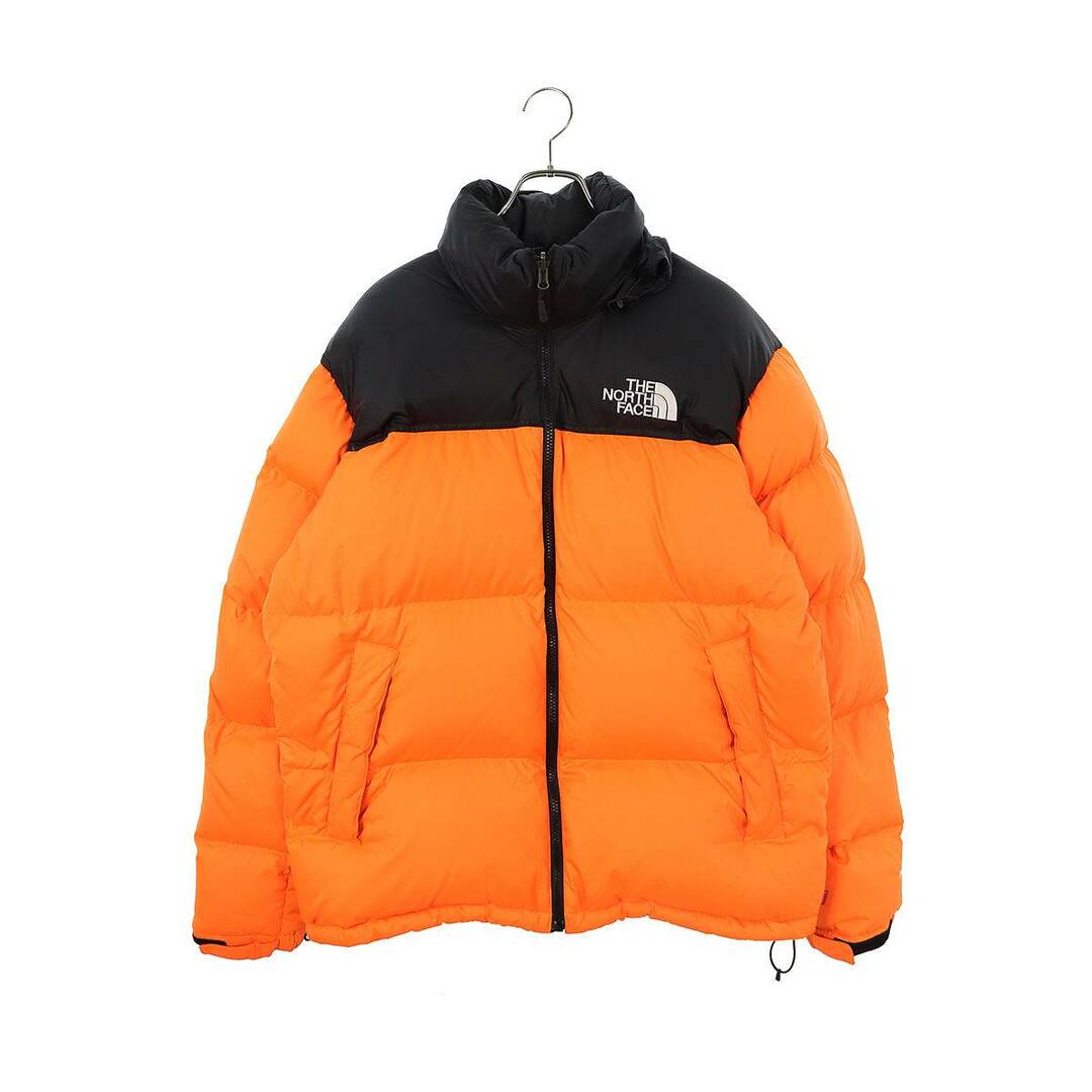 シュプリーム ×ノースフェイス THE NORTH FACE 16AW Nuptse Jacket パワーオレンジヌプシダウンジャケット メンズ L