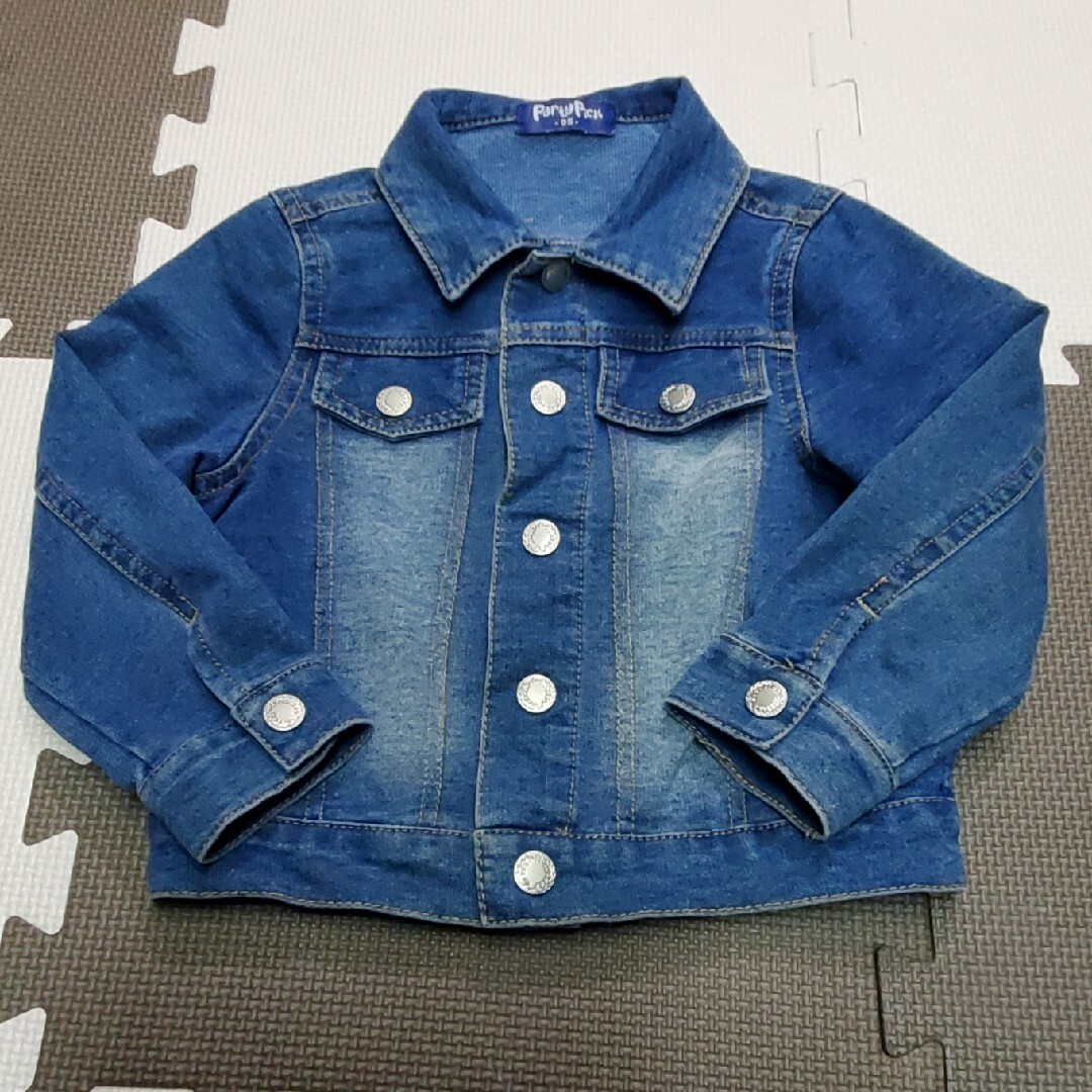 ジーパン　トップス　95 キッズ/ベビー/マタニティのキッズ服女の子用(90cm~)(Tシャツ/カットソー)の商品写真