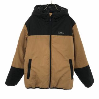 クイックシルバー(QUIKSILVER)の未使用 クイックシルバー 裏地柄 中綿ジャケット L キャメル Quiksilver フード メンズ 古着 【240206】(ダウンジャケット)