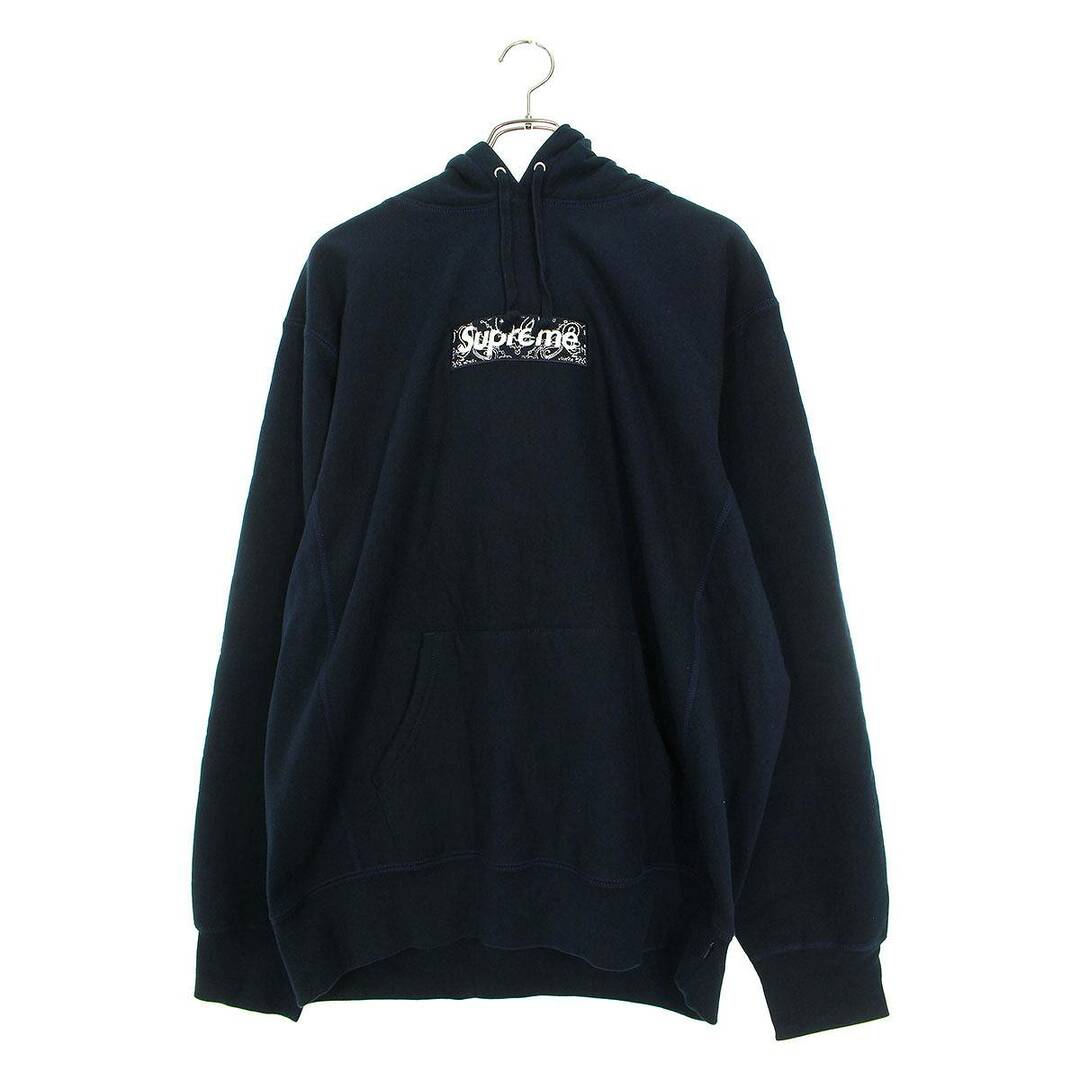 シュプリーム 19AW Bandana Box Logo Hooded Sweatshirt バンダナボックスロゴプルオーバーパーカー メンズ XL